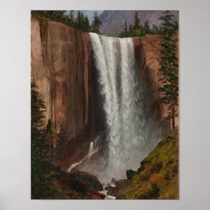 Vernal Falls von Albert Bierstadt Druck Poster