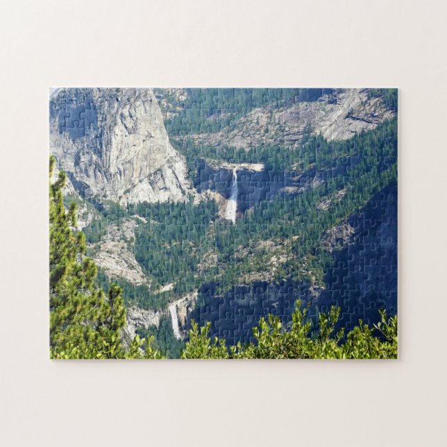 Vernal & Nevada Falls from Glacier Point, CA (Horizontal)