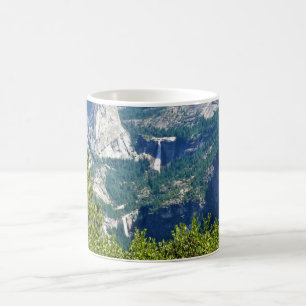 Vernal & Nevada Falls from Glacier Point, CA Kaffeetasse