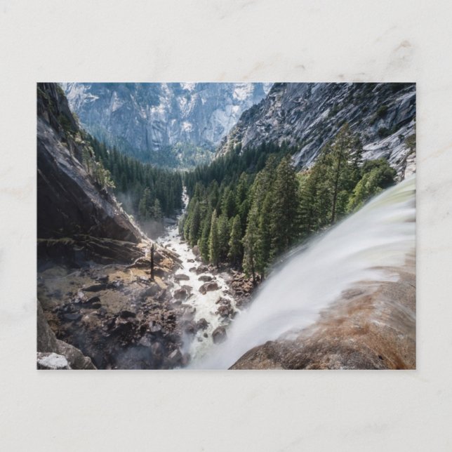 Vernall Fall and Mist Trail Postkarte (Vorderseite)