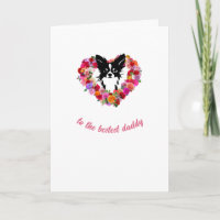 vernarrender Chihuahua-Vater Rosen Herz Vatertag