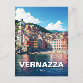 Vernazza, Cinqua Terra Magnet Postkarte