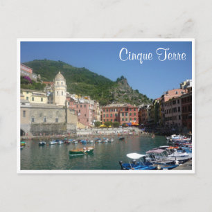Vernazza cinque Hafen Postkarte