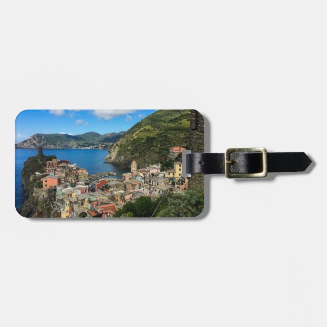 Vernazza, Cinque Terre, Italien, Europa Gepäckanhänger (Vorderseite horizontal)