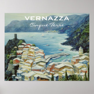 Vernazza Cinque Terre Italien Poster