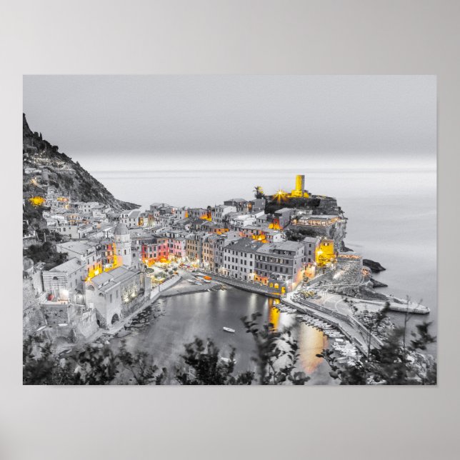 Vernazza Cinque Terre Ligurien Ein perfektes Woche Poster (Vorne)