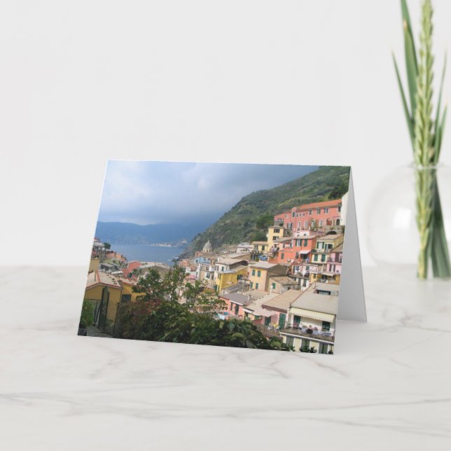 Vernazza Italien Karte (Vorderseite)