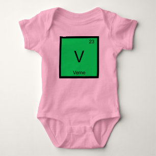 Verne Name Chemie Element Periodensystem Baby Strampler