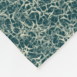 Vernetzung von Neuronen auf Aquamarin - nahtlos. Fleecedecke