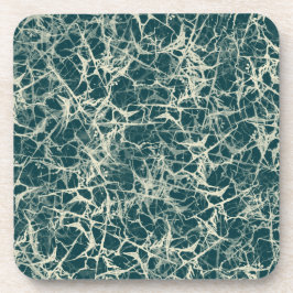 Vernetzung von Neuronen auf Aquamarin - nahtlos. Getränkeuntersetzer