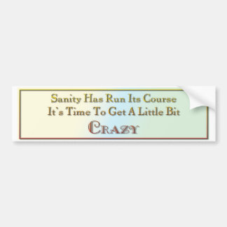 Vernunft hat seinen Kurs abgehalten Autoaufkleber