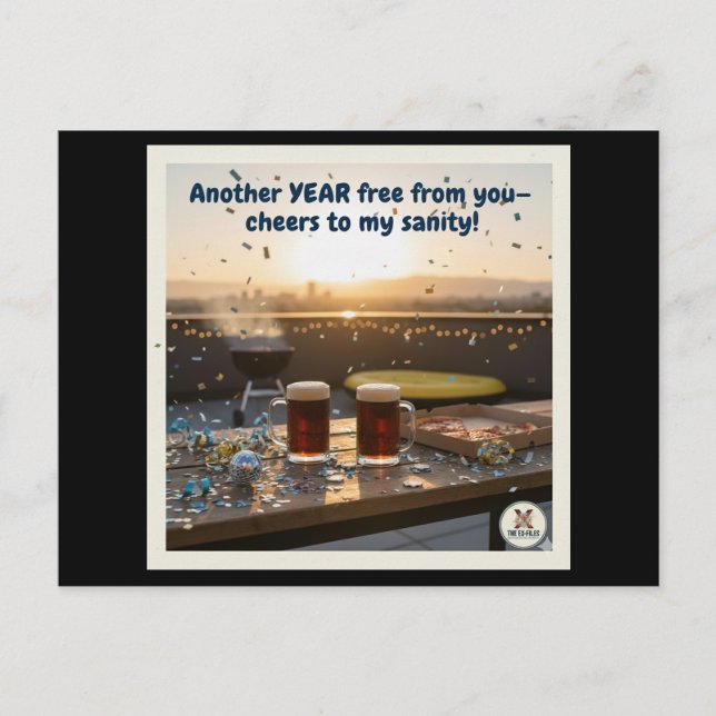 Vernunft (m) feiertagspostkarte (Vorderseite)