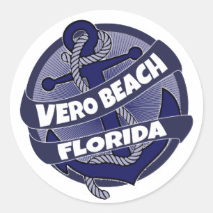 Vero Beach Florida autocollants d'ancre