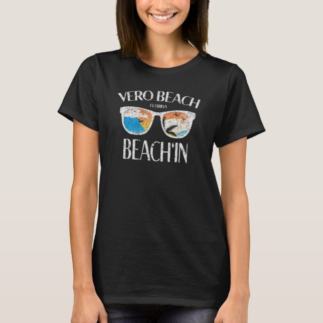 Vero Beach Florida Beach Urlaub Sunset T-Shirt (Vorderseite)