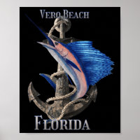 Vero Beach Florida Schwertfisch Marlin Ocean Fisch