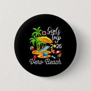 Vero Beach Florida Sommer Tropical Design Button