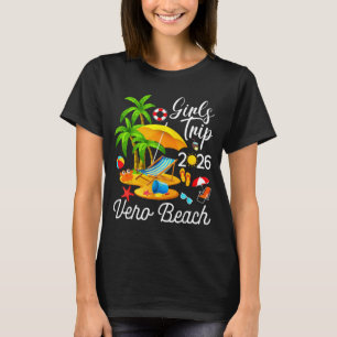 Vero Beach Florida Sommer Tropical Design T-Shirt