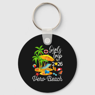 Vero Beach Florida Sommer tropischer Mädchenurlaub Schlüsselanhänger