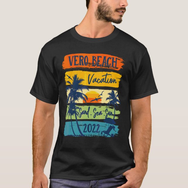 Vero Beach Florida Urlaub 2022 Matching Family G T-Shirt (Vorderseite)