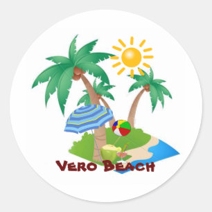 VERO BEACH Perfect Vacation Aufkleber