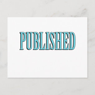 Veröffentlicht Postkarte