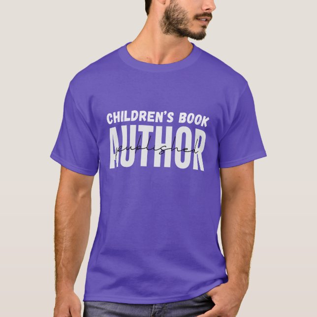 Veröffentlichter Autor Unisex T - Shirt (Vorderseite)