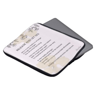 Veröffentlichung und lass - Gedicht zur Selbstverw Laptopschutzhülle