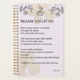 Veröffentlichung und lass - Gedicht zur Selbstverw Planer