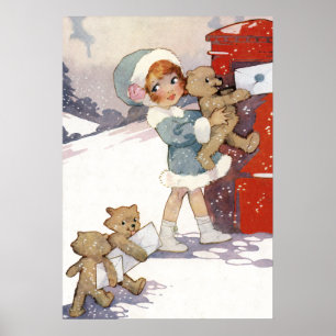 Veröffentlichung von Weihnachtsbriefen von Agnes R Poster