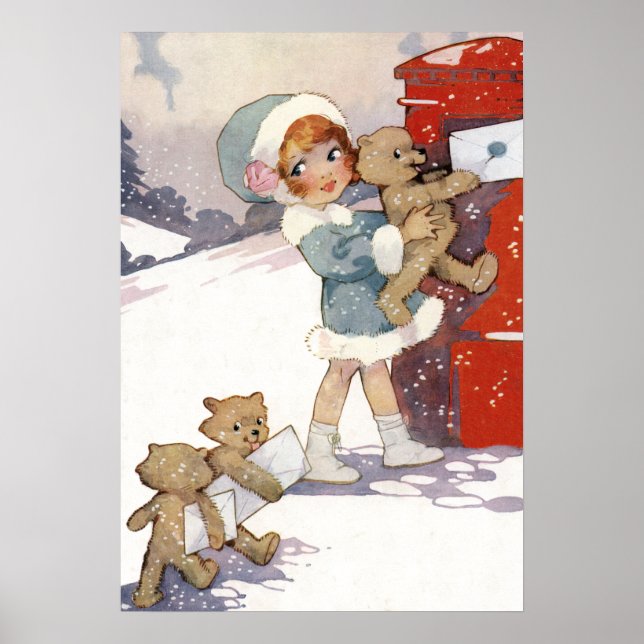 Veröffentlichung von Weihnachtsbriefen von Agnes R Poster (Vorne)