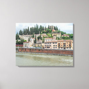 Verona Castel San Pietro Blick Leinwand
