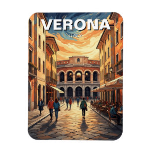 Verona Italien Amphitheater Reise Magnet