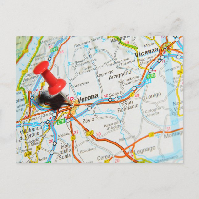 Verona, Italien Postkarte (Vorderseite)