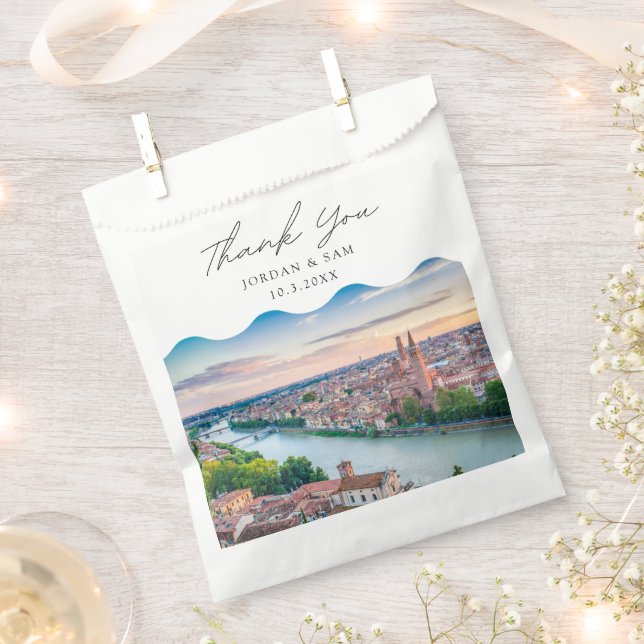 Verona Italy Wedding Personalisiert Geschenktütchen (Ausgeschnitten)