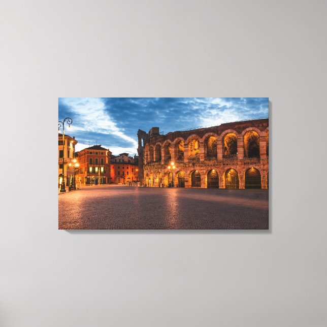 Verona-Leinwand Leinwanddruck (Vorderseite)