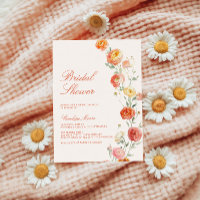 Verona Sunset Orange Brautparty Summer Florals