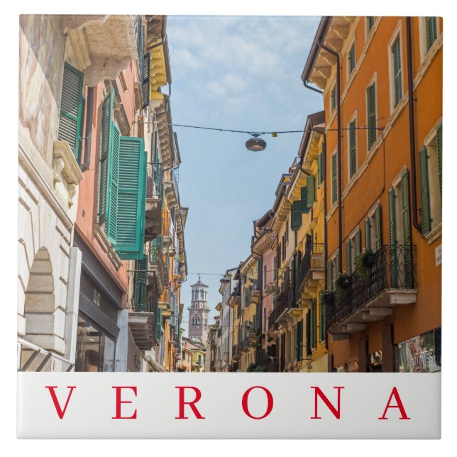 Verona Via Mazzini Keramik Fliesen (Vorderseite)