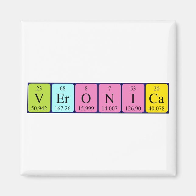Veronica Periodenmagnet Magnet (Vorne)
