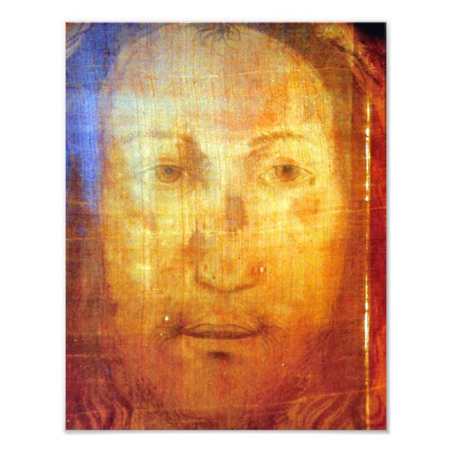 VERONICAS SCHEIBE DAS GESICHERTE GESICHT JESUS. FOTODRUCK (Vorne)