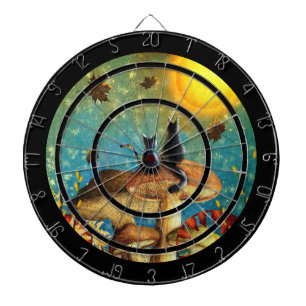 Verordnung über Pilzkatzen Dartscheibe