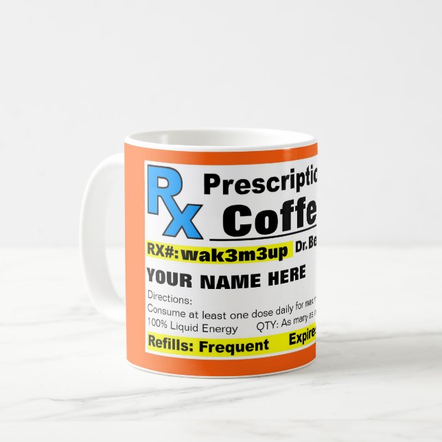 Verordnungs-Kaffee-Tasse Kaffeetasse (Vorderseite Links)