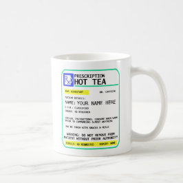 Verordnungs-Tee-Tasse, lustige Tasse