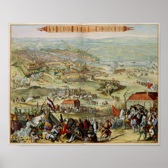 VEROVERING van STETTIN - Belagerung von Stettin Poster (Vorne)