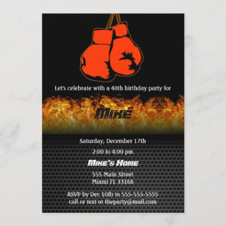 Verpacken-erwachsene Geburtstags-Party Einladung