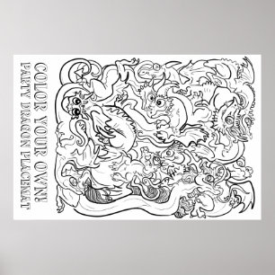 Verpackt in Party-Drachen Poster