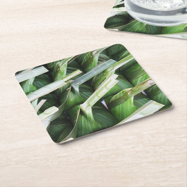 verpackte Bananenleaf-Packungen Rechteckiger Pappuntersetzer (angewinkelt)