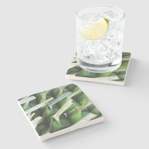 verpackte Bananenleaf-Packungen Steinuntersetzer