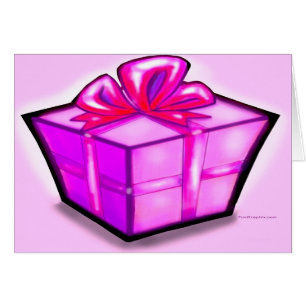 Verpackung für Geschenke rosa