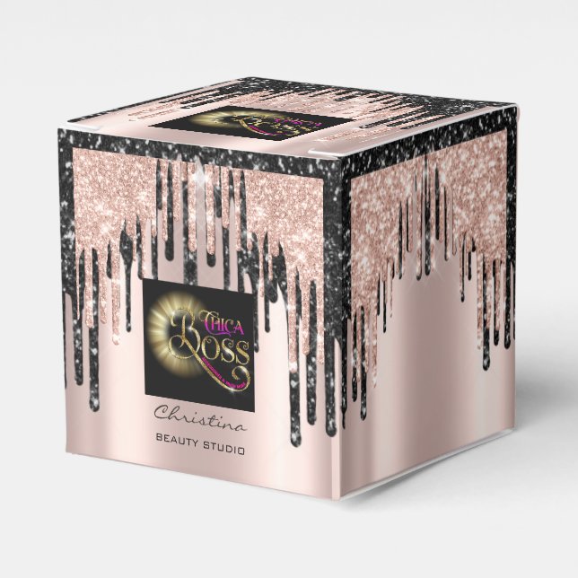 Verpackung Logo Rose Black Beauty Tropfen Geschenkschachtel (Vorderseite)