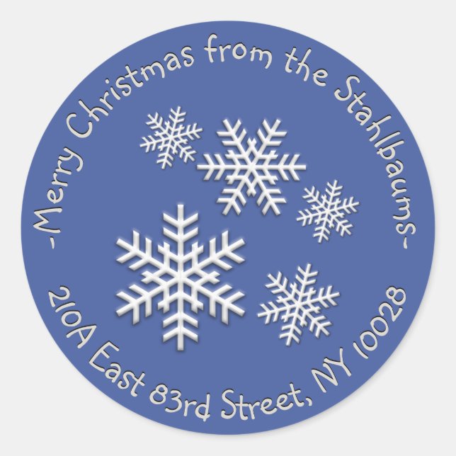 Verpackung oder Etikett für personalisierte Rückse Runder Aufkleber (Vorderseite)